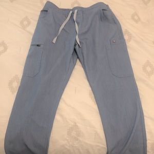 Figs yola scrub pant - heather indigo